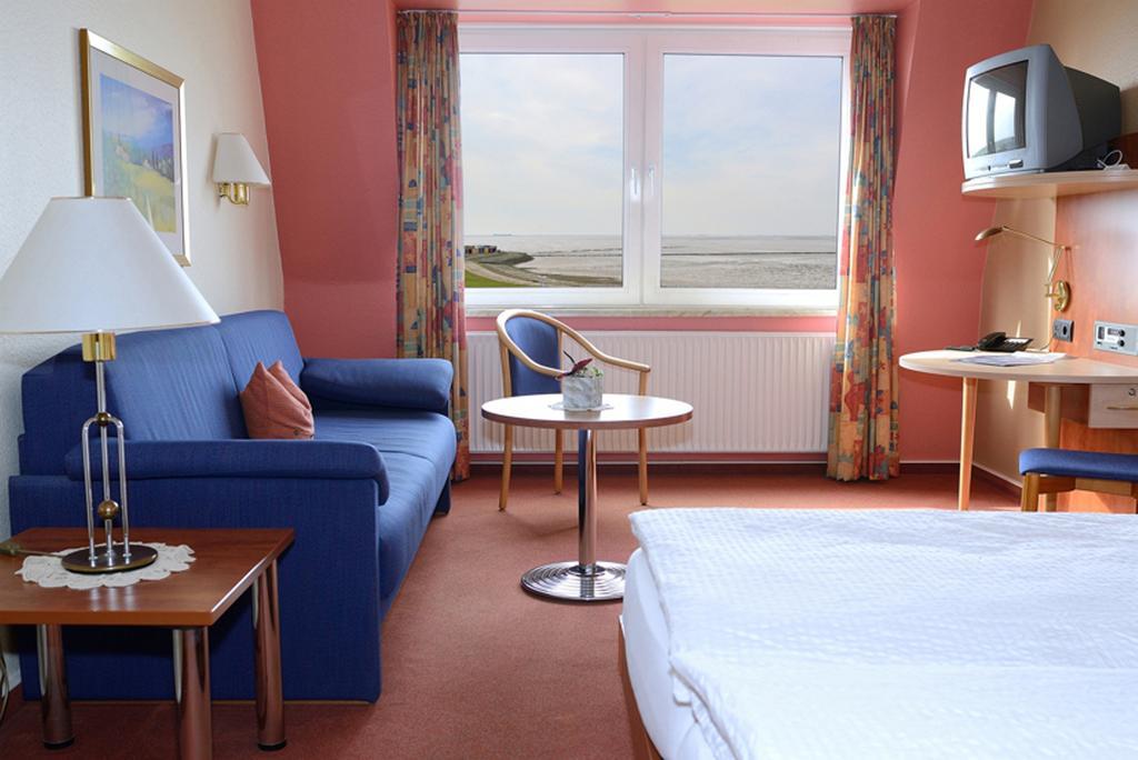 Strandhotel Dagebuell Direkt An Der Nordsee Eksteriør bilde